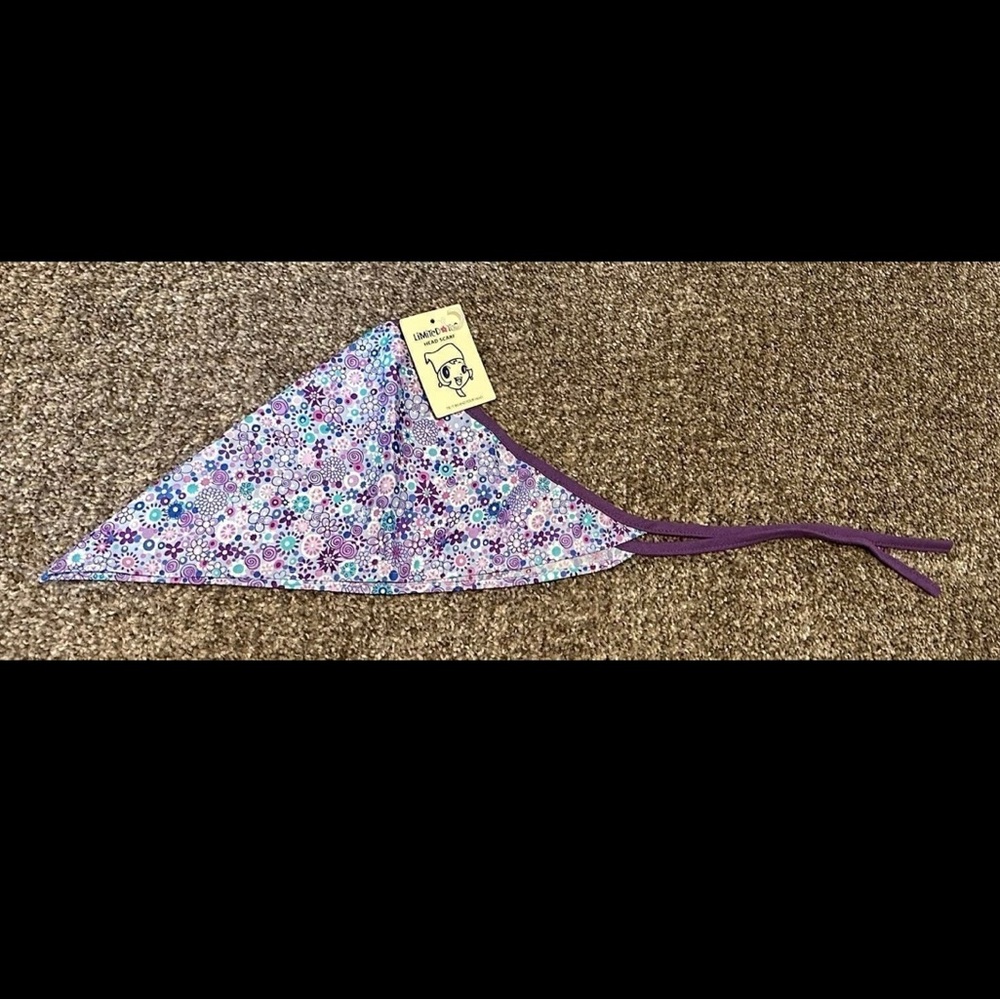 Limited Too Floral Purple Bandana